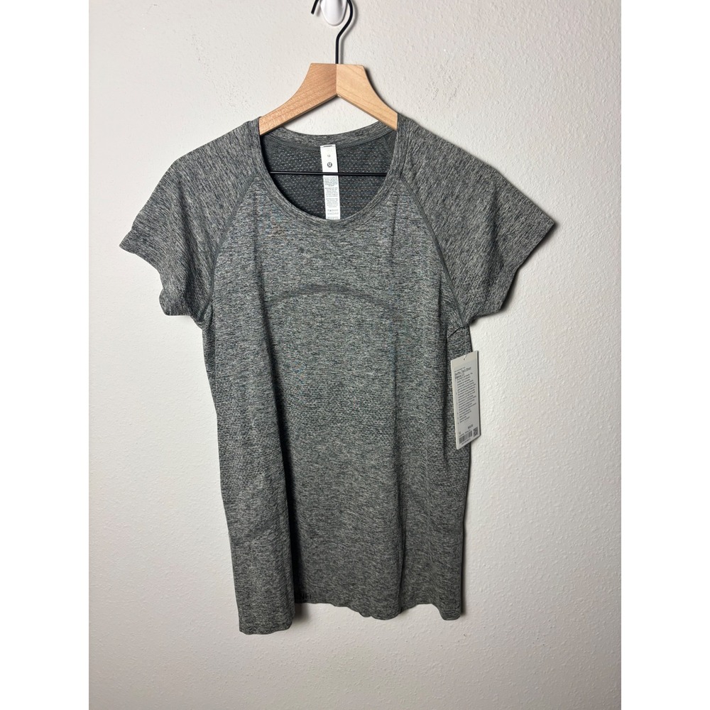 Lululemon Swiftly Tech Short-Sleeve Shirt 2.0 Hip Length Rainforest Green 12